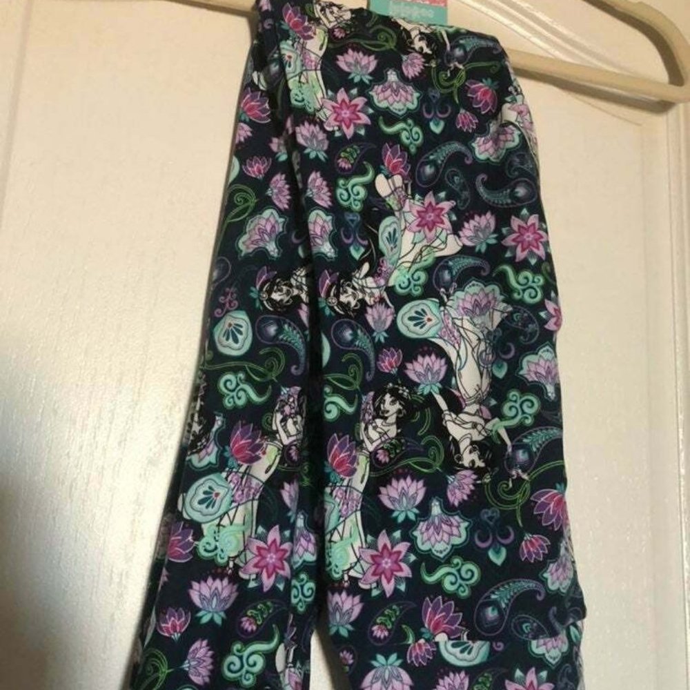 LuLaRoe Disney Princess Jasmine Leggings OS New